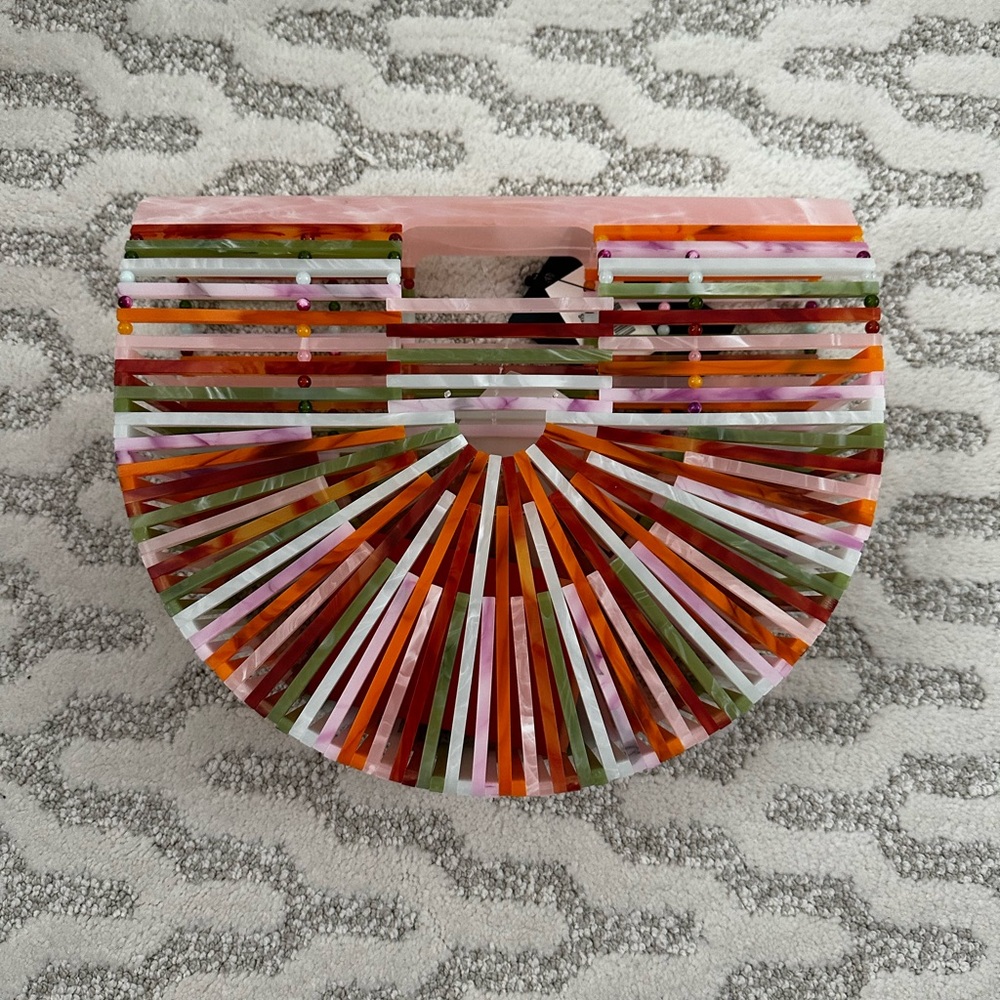 NWT Cult Gaia Multicolor Ark Handbag